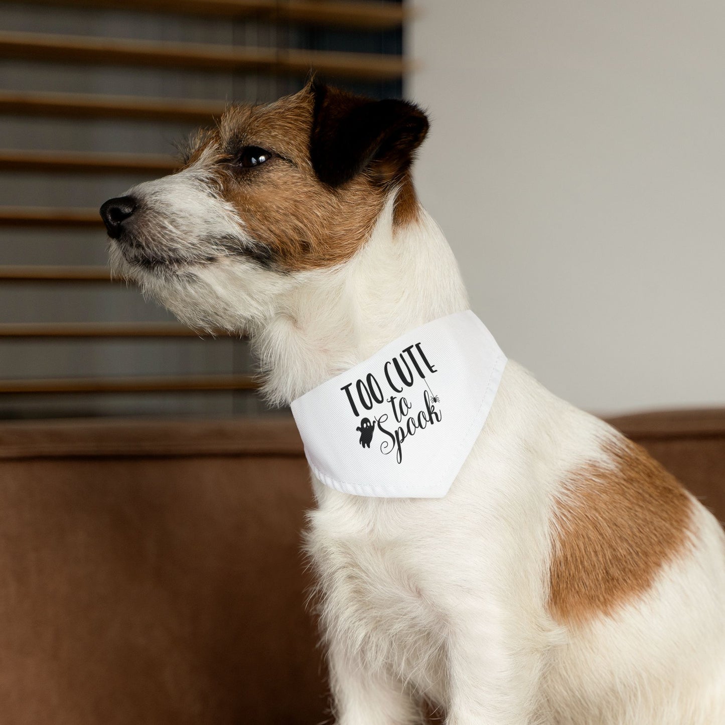 Too Cute to Spook Pet Bandana Collar - Halloween Dog Accessory, Cute Pet Costume, Seasonal Dog Apparel, Pet Halloween Gift, Spooky Pet Wear