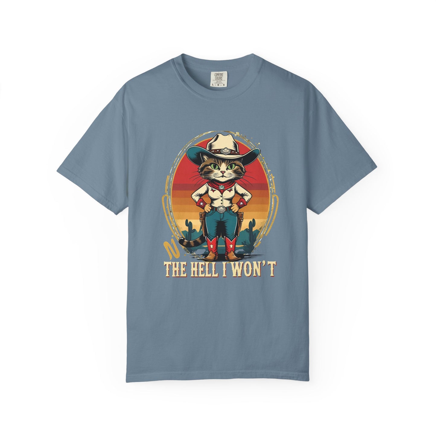 Cowboy Cat Unisex T-shirt, Fun Graphic Tee, Cat Lovers Gift, Vintage Style Shirt, Casual Wear, Gift for Animal Lovers
