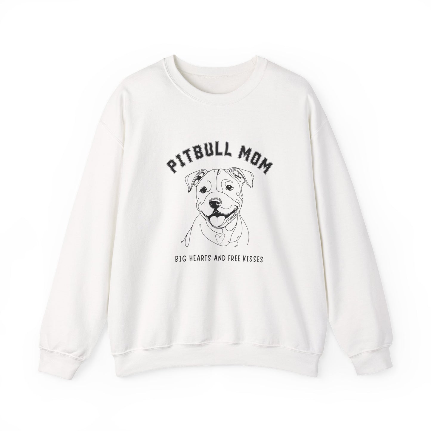 Proud Pitbull Mama Sweatshirt, Dog Lover Gift, Cozy Crewneck, Pet Parent Style, Animal Rescue Support, Perfect for Dog Moms