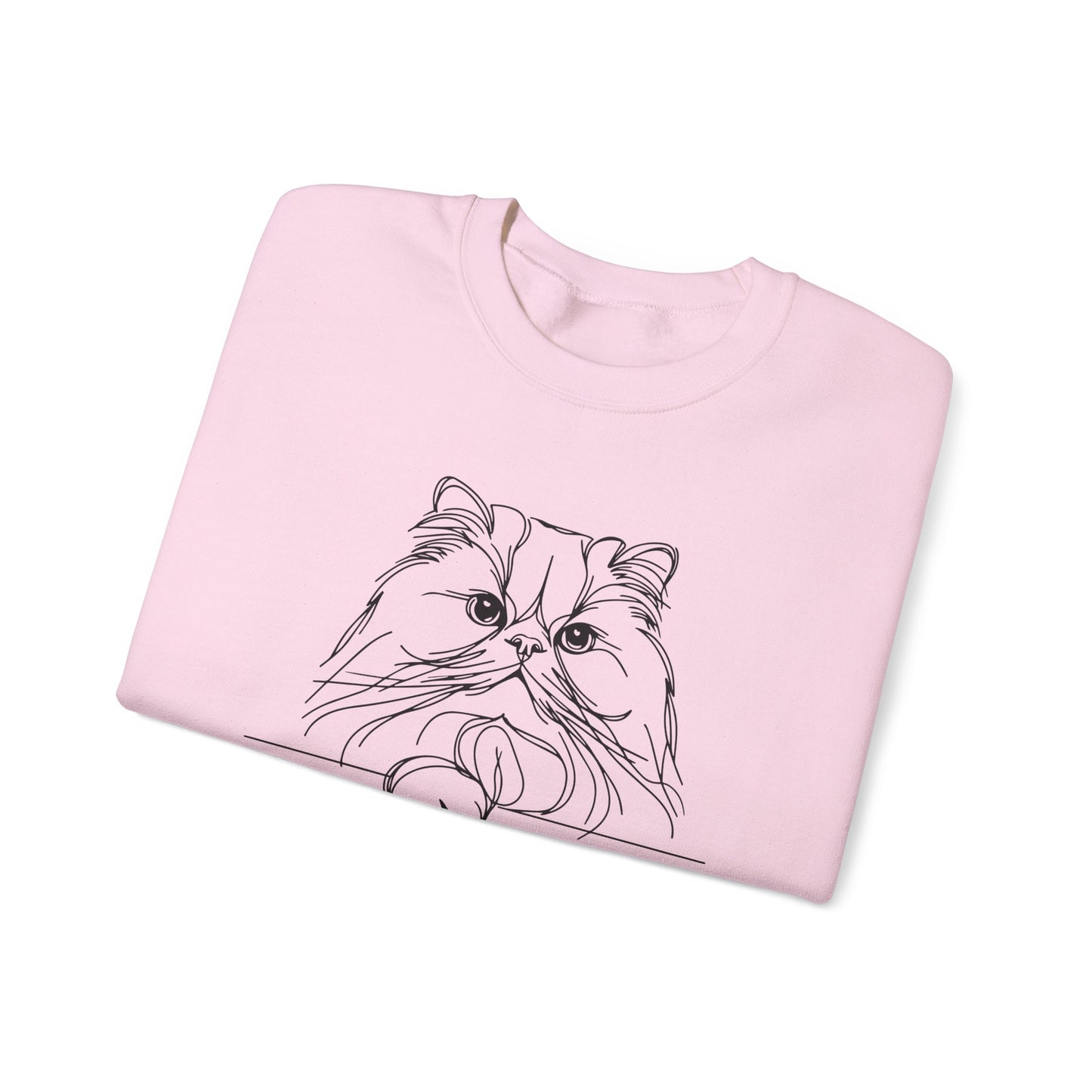 Cozy Cat Lovers Crewneck Sweatshirt - Perfect Gift for Cat Owners, Cute Pet Apparel for Casual Wear, Ideal for Birthdays, Relaxing Days