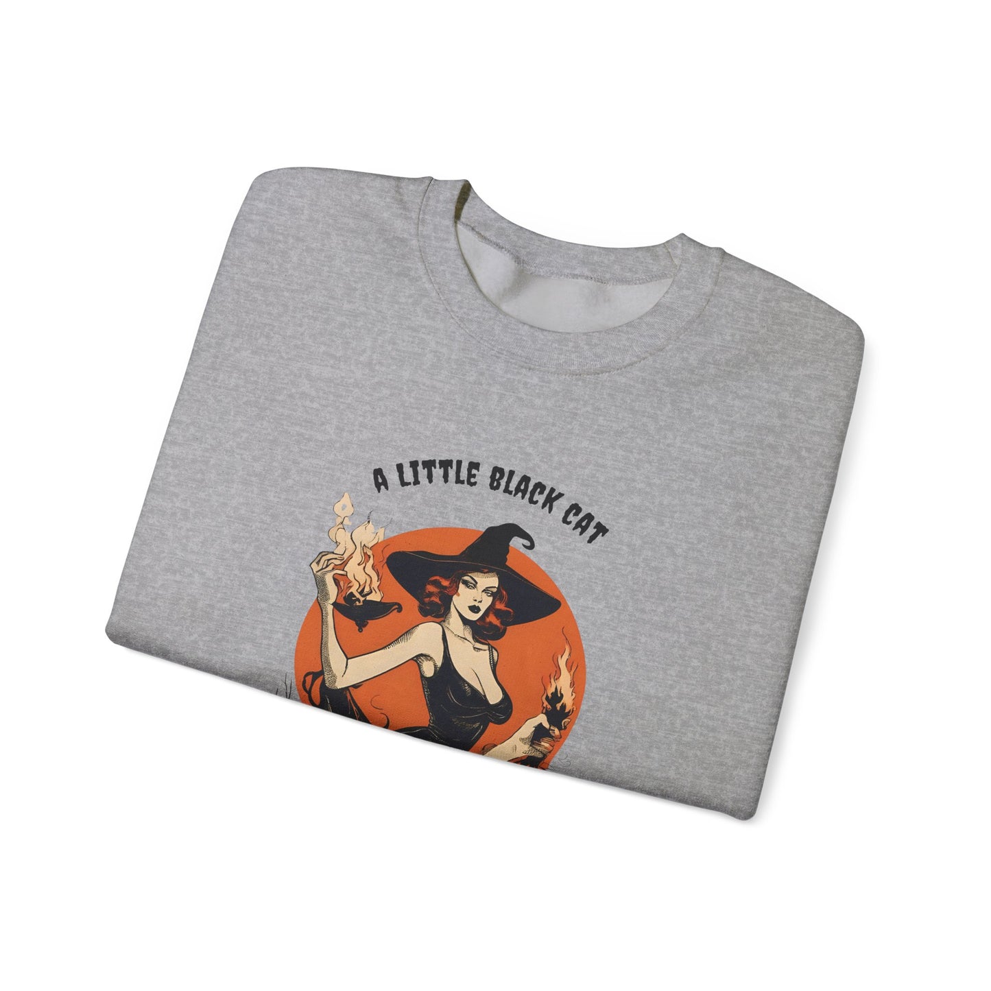 Stylish Witchy Cat Crewneck Sweatshirt | Perfect for Halloween, Cozy Casual Wear, Gifts for Cat Lovers, Unique Vintage Fall Fashion, Spooky [...]