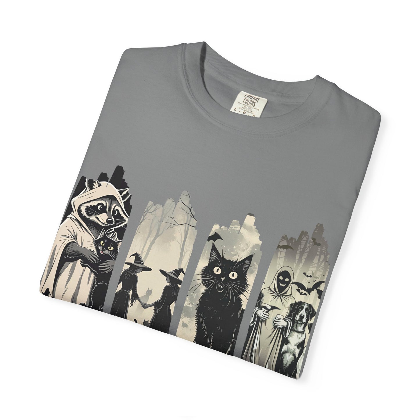 Spooky Season Unisex T-shirt, Halloween Shirt, Cat Lovers Tee, Casual Wear, Fall Fashion, Graphic Tee, Gifts for Him/Her