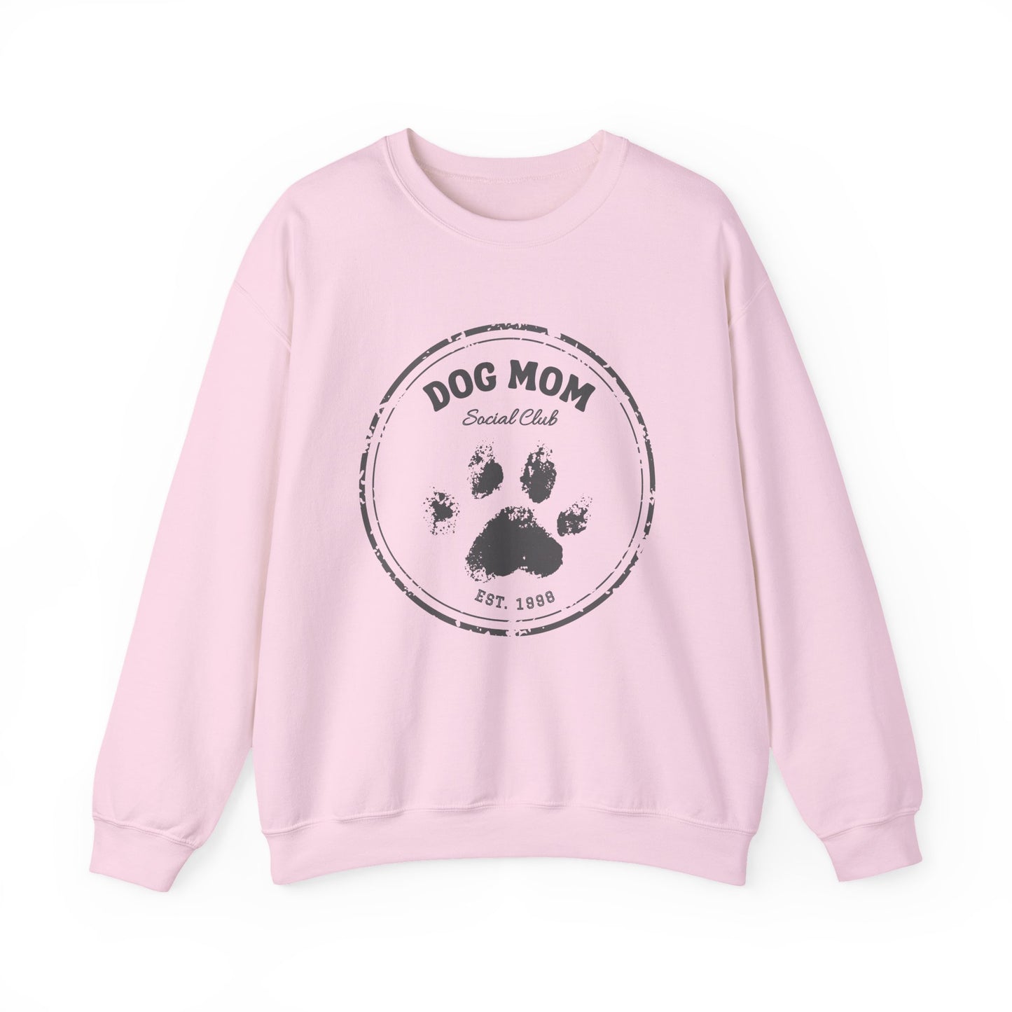 Dog Mom Sweatshirt, Cozy Crewneck Sweatshirt for Pet Lovers, Gift for Dog Owners, Casual Dog Mom Apparel, Animal Lover Sweater