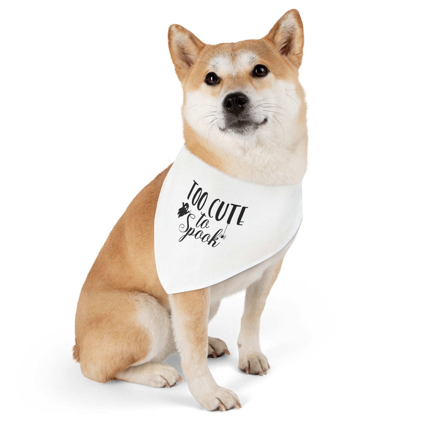 Too Cute to Spook Pet Bandana Collar - Halloween Dog Accessory, Cute Pet Costume, Seasonal Dog Apparel, Pet Halloween Gift, Spooky Pet Wear