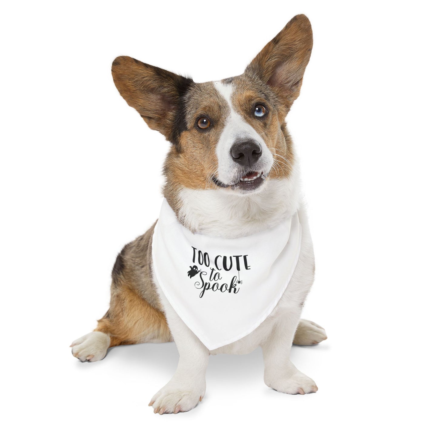Too Cute to Spook Pet Bandana Collar - Halloween Dog Accessory, Cute Pet Costume, Seasonal Dog Apparel, Pet Halloween Gift, Spooky Pet Wear