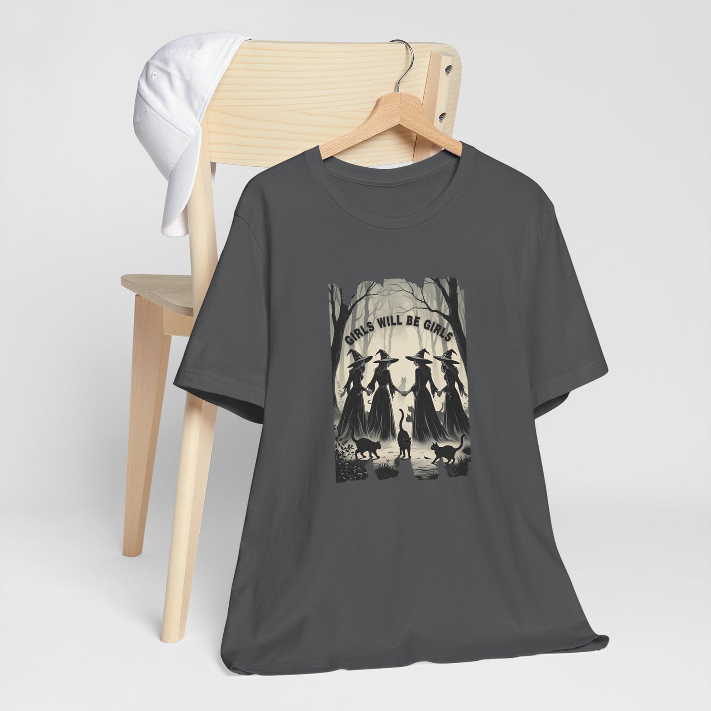 Spooky Witchy Hour Tee, Halloween Shirt, Witchy Apparel, Girls will be Girls Graphic Tee, Casual Wear, Halloween Gift